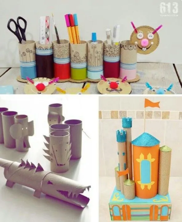 Ideas de reciclaje para niños | Arte manualidades | Pinterest ...
