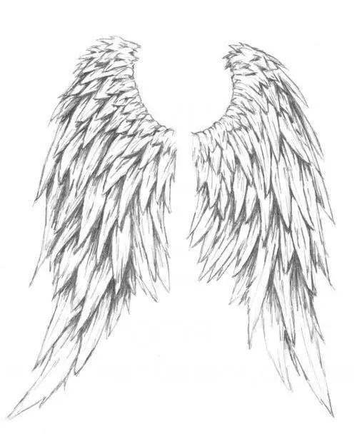 Alas de angel para tatuajes - Imagui