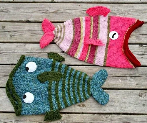 iKnitts: Patron para tejer un Gorro Big Fish (version crochet y a ...