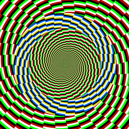 Illusion | Optical illutions | Pinterest | Espirales, Ilusiones ...