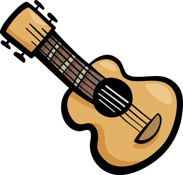 Ilustración de guitarra clip art dibujos animados — Vector stock ...