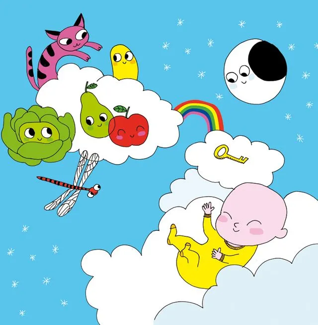 Ilustración para una mantita de patchwork | Candela Ferrández Ilustración para una mantita de patchwork | Candela Ferrández