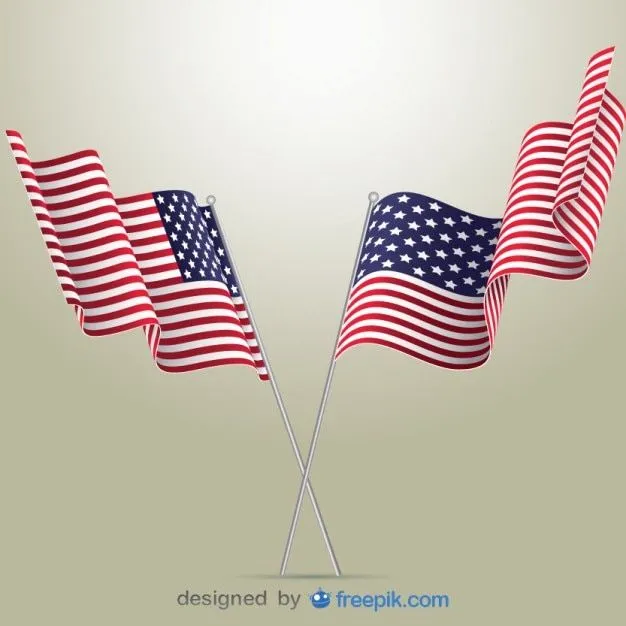 Ilustración vectorial de banderas americanas | Descargar Vectores ...