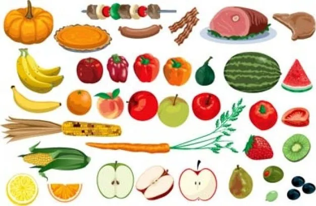 Frutas Y Verduras Vectores | Fotos y Vectores gratis