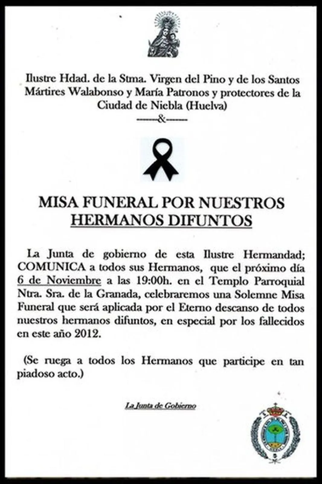 Ilustrísima Hermandad de Nuestra Señora del Pino y los Santos ... Ilustrísima Hermandad de Nuestra Señora del Pino y los Santos ...