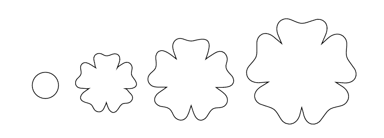Moldes de flores de papel para imprimir - Imagui
