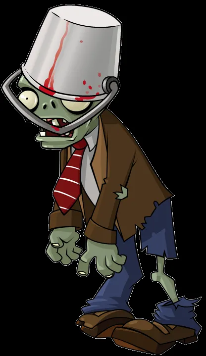 Image - Buckethead Zombie.png - Plants vs. Zombies Wiki, the free ...