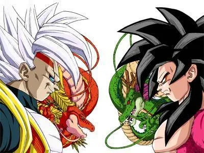 Image - Dragon-Ball-GT-Super-Baby-Vegeta-vs-SSJ4-Goku.jpg - Dragon ...