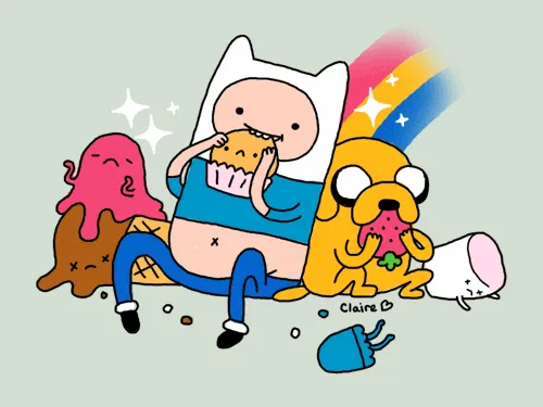 Image - Finn and Jake eating.png - The Adventure Time Wiki ...