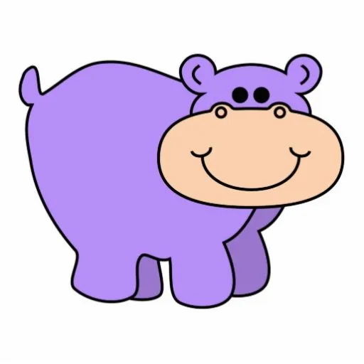 Image gallery for : hipopotamo bebe dibujo