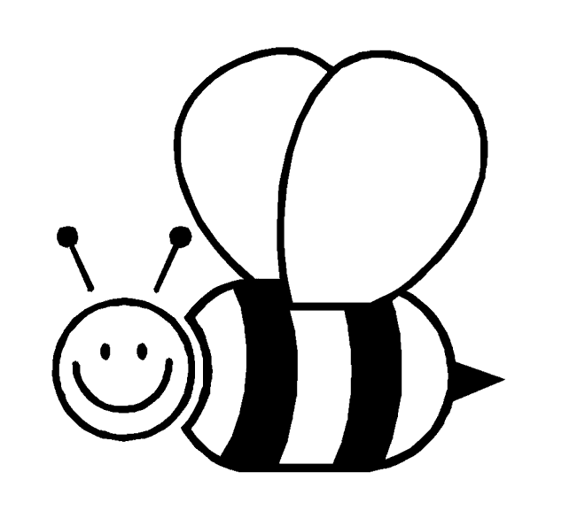 Imagen de abeja para dibujar - Imagui