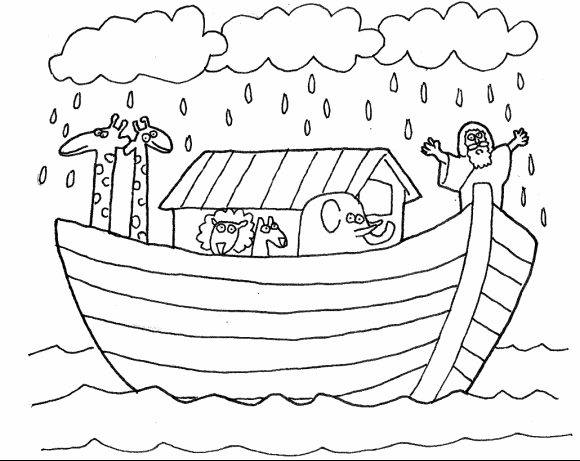 Historia del arca de Noe para niños para colorear - Imagui