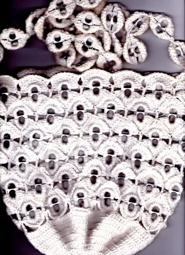 Imagen bolso tejido en crochet con chapitas de soda - grupos.
