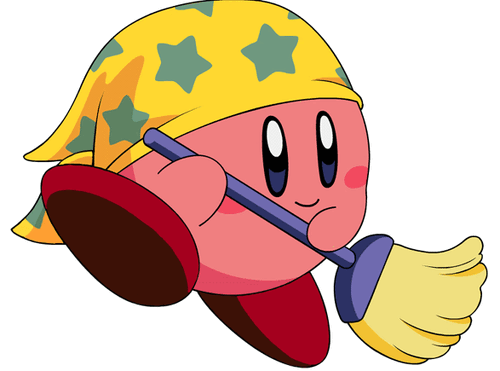 Imagen - Cleaning Limpieza.gif - Kirbypedia - la Kirby Wiki - Wikia