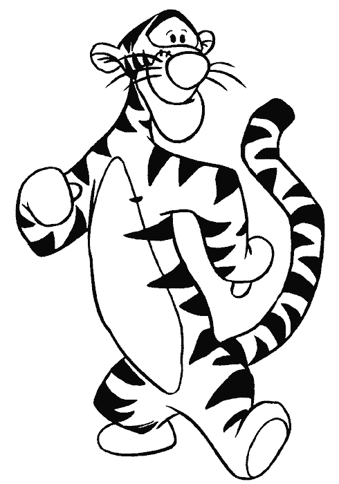 Imagen para colorear Tiger | Imagenes.Horabuena.com Imagen para colorear Tiger | Imagenes.Horabuena.com