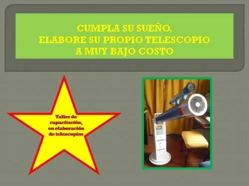Imagen CÓMO ELABORAR SU PROPIO TELESCOPIO CON MATERIAL RECICLABLE ...