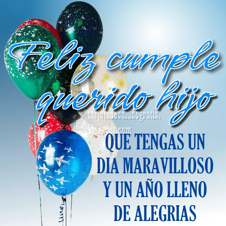 Imagen de cumpleaños para mi hijo | Felicitaciones | Pinterest ... Imagen de cumpleaños para mi hijo | Felicitaciones | Pinterest ...