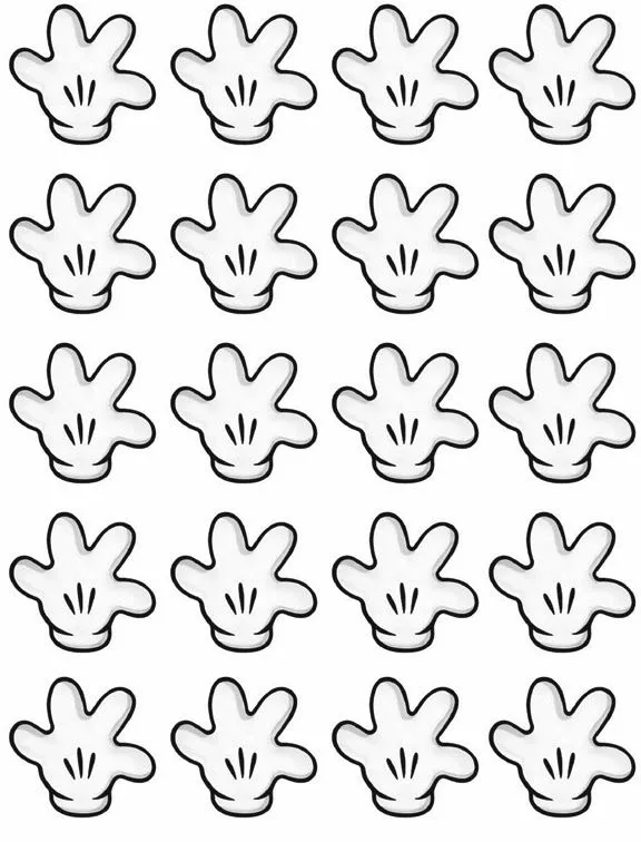 Moldes para imprimir de una carita de Mickey Mouse gratis - Imagui