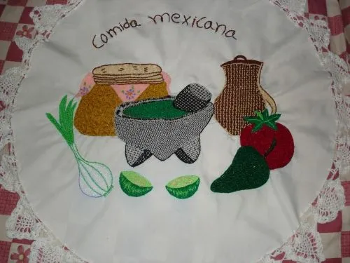 Imagen mantel para mesa redonda comida mexicana - grupos.emagister.com