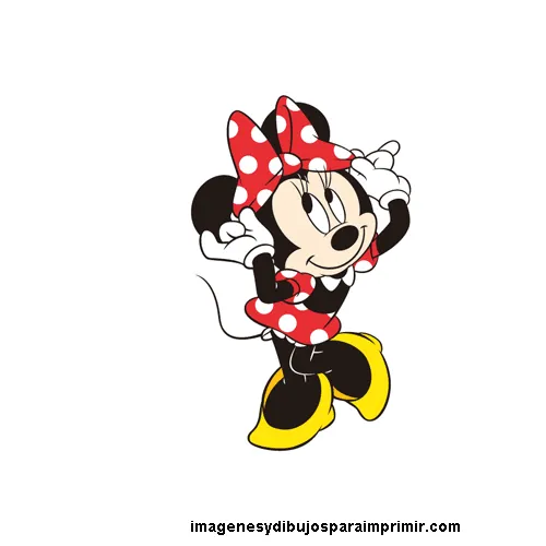Imagen de minnie mouse-Imagenes y dibujos para imprimir