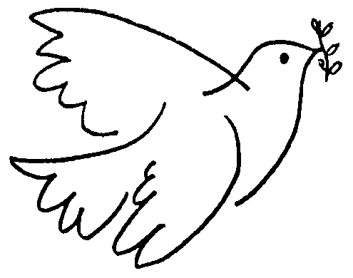 Imagen de palomas blancas para colorear - Imagui