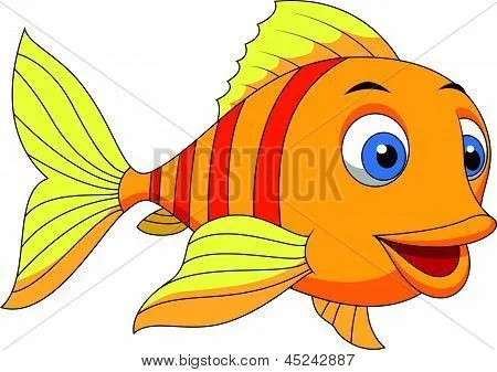 Vectores y fotos en stock de Dibujos animados de pescado lindo ...