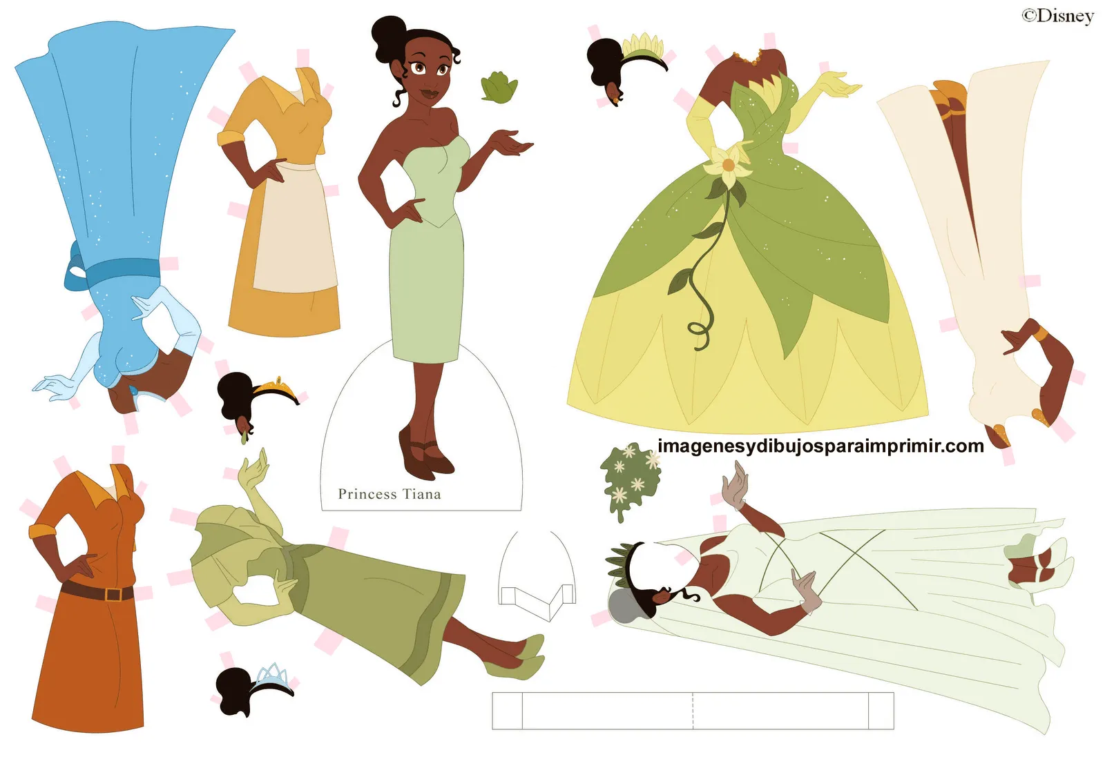Imágen para recortar Tiana princesa disney - Imagenes y dibujos para ... Imágen para recortar Tiana princesa disney - Imagenes y dibujos para ...