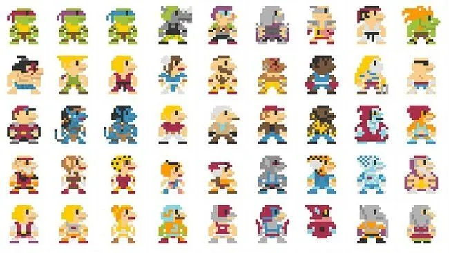 Imagen de la semana: 696 personajes en plan Super Mario Bros.