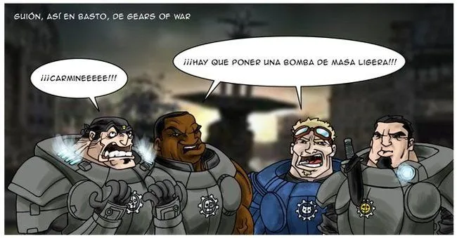 Imagen de la semana: el complejo guión de 'Gears of War 3'