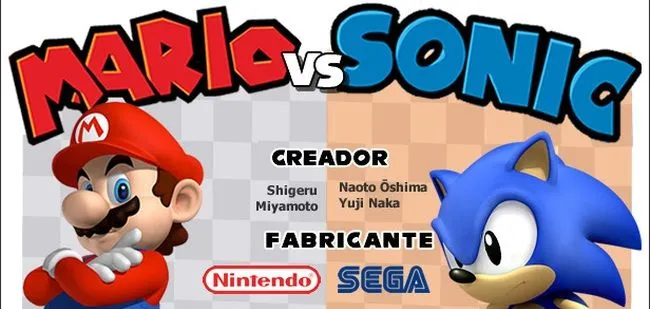 Imagen de la semana: infografía que enfrenta a Mario y Sonic