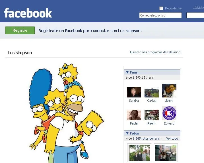 Los Simpsons para FaceBook - Imagui