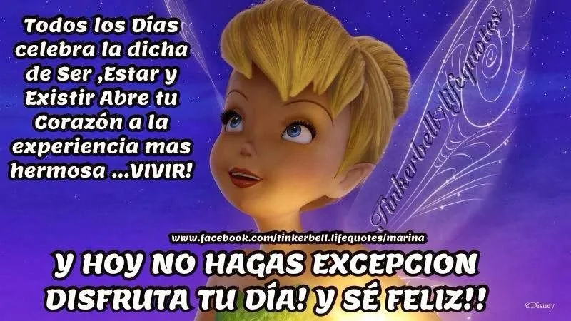 Tinkerbell imagenes con frases - Imagui