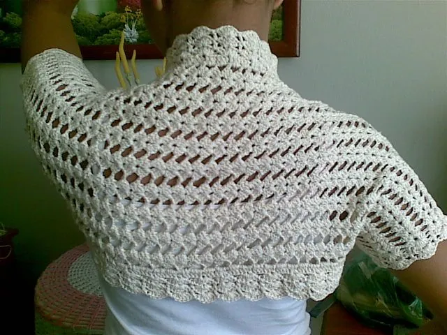 Como hacer boleros tejidos a crochet - Imagui
