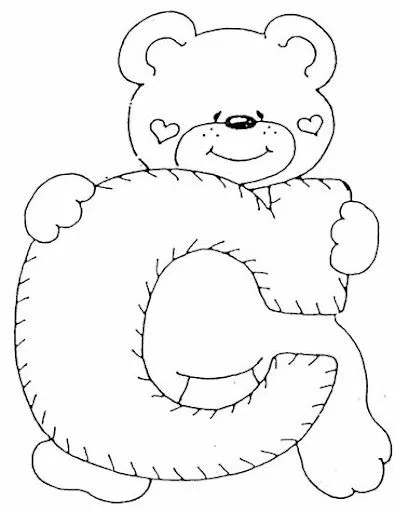 ABECEDARIO DE OSITOS PARA COLOREAR | infantil 2.0 ABECEDARIO DE OSITOS PARA COLOREAR | infantil 2.0