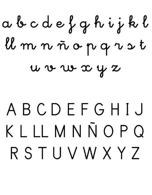 Letras para imprimir cursiva mayuscula y minuscula - Imagui ...