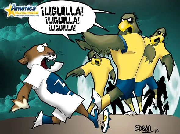 Cartones de América vs Pumas - Imagui