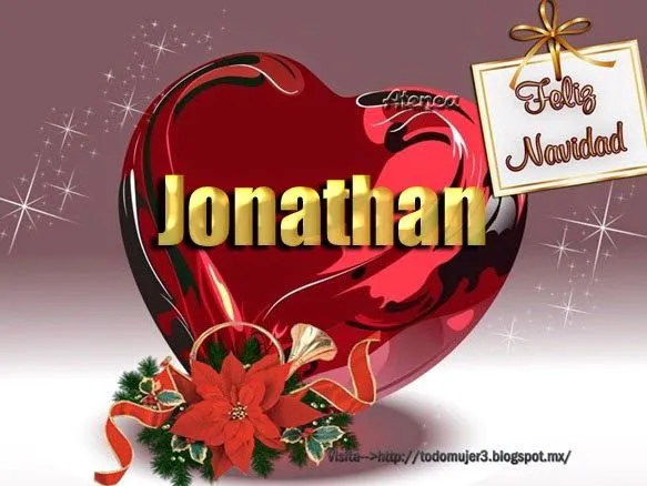Imagenes de amor con el nombre de jonathan - Imagui