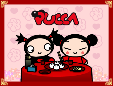 Imagen tierna de pucca y garu Imagenes de amor de Pucca Imagen tierna de pucca y garu Imagenes de amor de Pucca