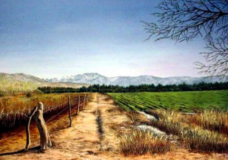 Imágenes Arte Pinturas: Arte en paisajes pintados con acrílico