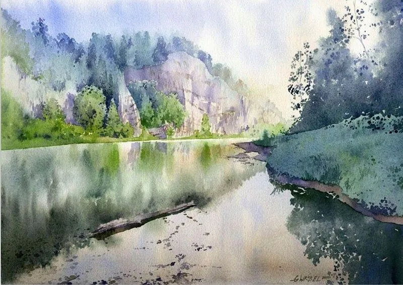 Imágenes Arte Pinturas: Paisajes acuarela pintados por Grzegorz Wrobel Imágenes Arte Pinturas: Paisajes acuarela pintados por Grzegorz Wrobel