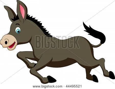 Vectores y fotos en stock de Dibujos animados de lindo burro ...
