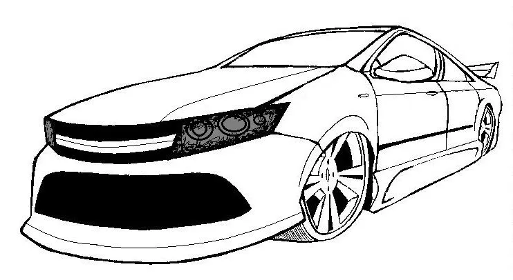 Dibujos para colorear de carros de Rápido y Furioso - Imagui