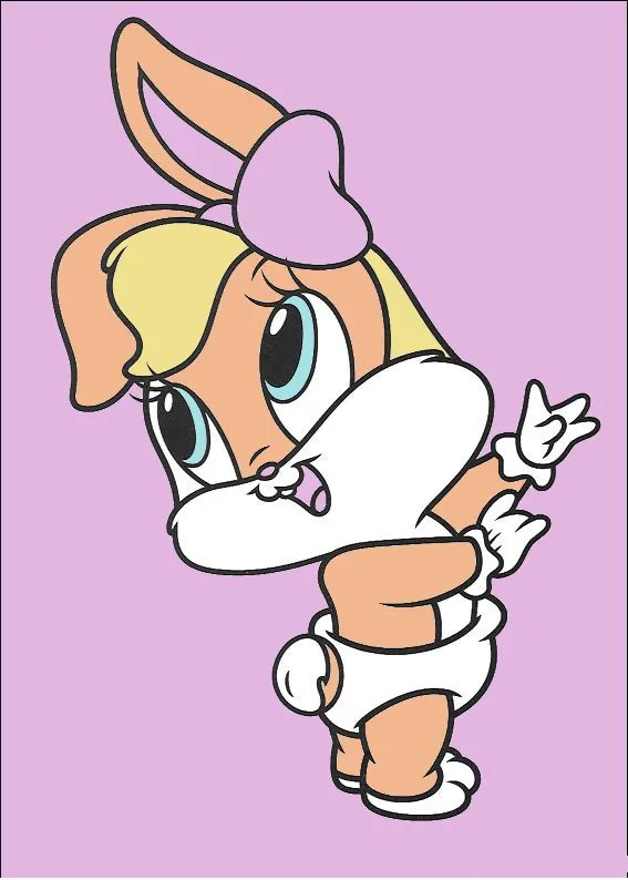 baby Lola-bunny-color by stockingsama on DeviantArt