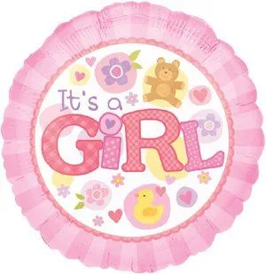 imagen de es una nina en rosa imagenes baby shower