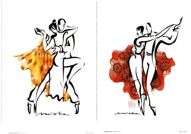 Dibujos tango para pintar - Imagui