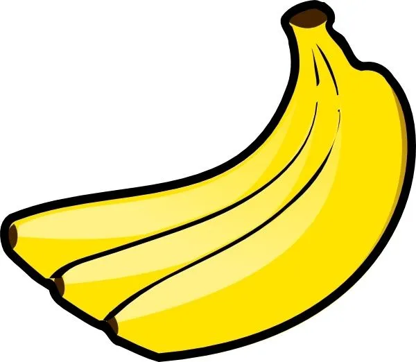 Dibujo de banana animada - Imagui
