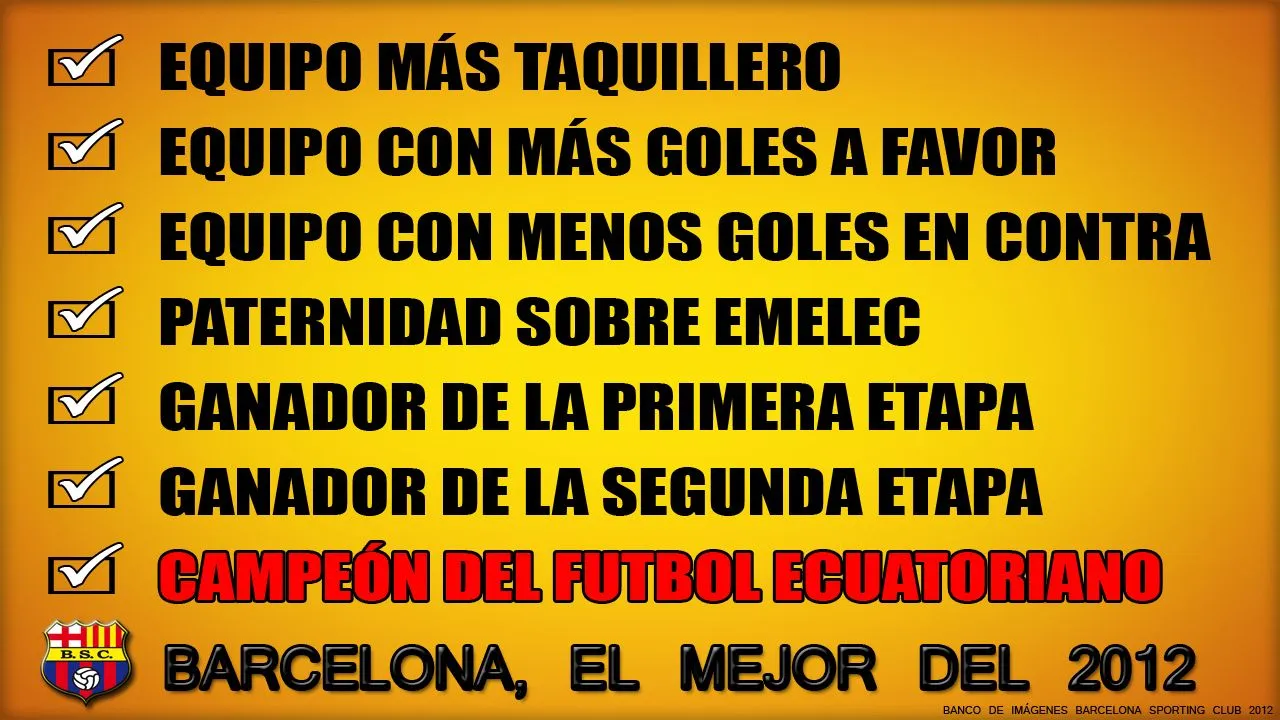 Barcelona Sporting Club el mejor del año 2012 ~ Imagenes de barcelona Barcelona Sporting Club el mejor del año 2012 ~ Imagenes de barcelona