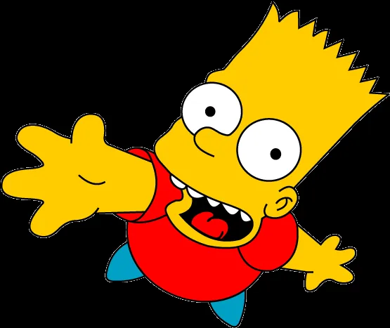 Bart Simpson con la patineta - Imagui