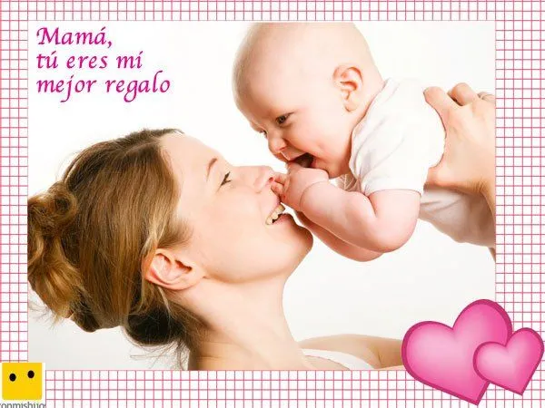 Imagenes de bebés con frases para mama - Imagui