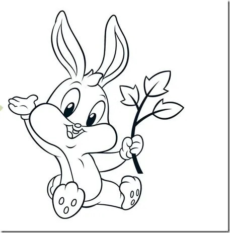 Bugs Bunny enamorado para colorear - Imagui